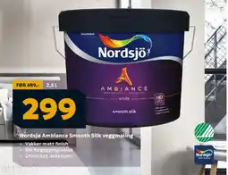 Megaflis NORDSJO Ambiance Smooth Silk veggmaling tilbud