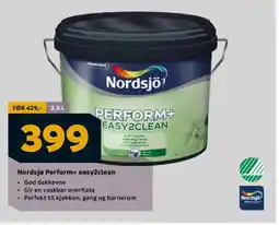 Megaflis NORDSJO Perform+ easy2clean tilbud