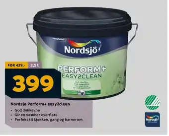 Megaflis NORDSJO Perform+ easy2clean tilbud