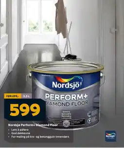 Megaflis NORDSJO Perform+ Diamond Floor tilbud