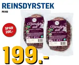 Price Lagerbutikk Reinsdyrstek tilbud