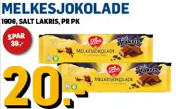 Price Lagerbutikk Melkesjokolade tilbud