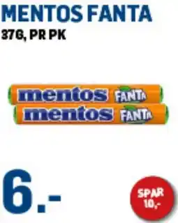 Price Lagerbutikk MENTOS Fanta tilbud
