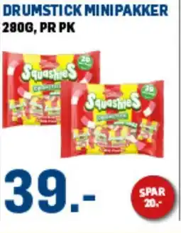 Price Lagerbutikk Drumstick minipakker tilbud