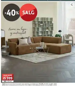 TAMPA hjørnesofa, NOK 15999