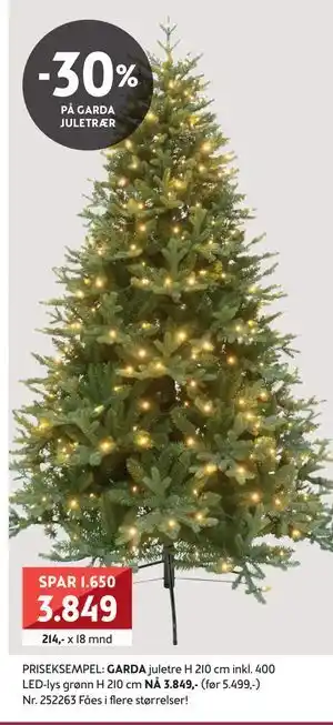 Bohus GARDA juletre, NOK 3849 tilbud