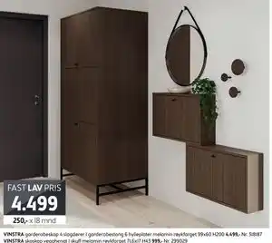 Bohus VINSTRA, NOK 4499 tilbud