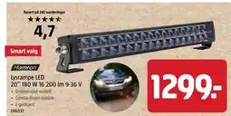 Jula Lysrampe LED 20” 180 W 16 200 lm 9-36 V, NOK 1299 tilbud