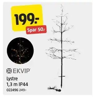 Jula Lystre 1,3 m IP44, NOK 199 tilbud