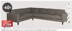 Bohus AMALIE hjørnesofa, NOK 17399 tilbud