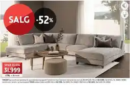 Bohus VINCENT hjørnesofa, NOK 31999 tilbud