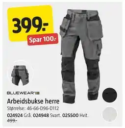 Jula Arbeidsbukse herre, NOK 399 tilbud