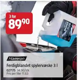Jula Ferdigblandet spylervæske 3 l, NOK 89.9 tilbud
