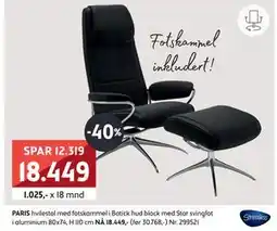 Bohus PARIS hvilestol, NOK 18449 tilbud