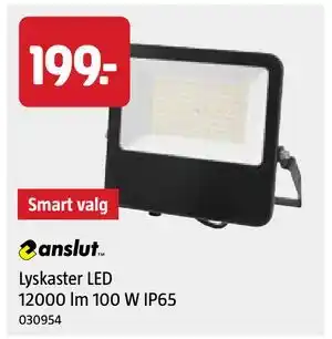 Jula Lyskaster LED 12000 lm 100 W IP65, NOK 199 tilbud