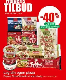 Spar Lag din egen pizza tilbud