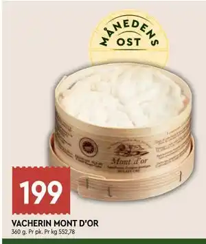 Coop Mega VACHERIN MONT D’OR, NOK 199 tilbud