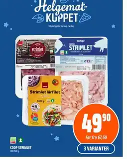 Coop Obs COOP STRIMLET, NOK 49.9 tilbud