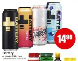 Spar Battery, NOK 14.9 tilbud