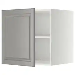 IKEA Metod Overskap f kjøleskap/fryser, hvit/bodbyn grå, 60x60 cm tilbud