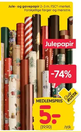 Jule- og gavepapir