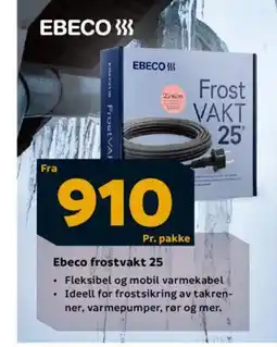 Megaflis Ebeco frostvakt 25 tilbud