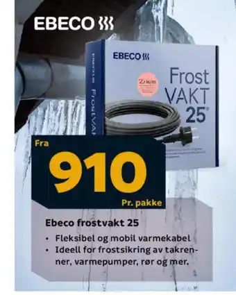 Megaflis Ebeco frostvakt 25 tilbud