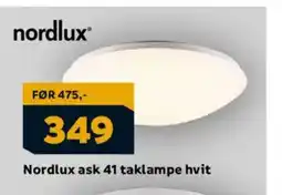Megaflis Nordlux ask 41 taklampe hvit tilbud