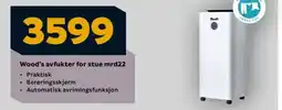 Megaflis Wood's avfukter for stue mrd22 tilbud