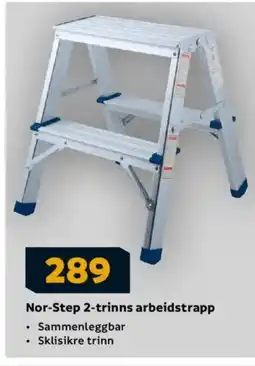 Megaflis Nor-Step 2-trinns arbeidstrapp tilbud