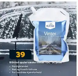 Megaflis Blåtind spylervæske vinter-15c pose tilbud