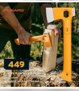 Megaflis Fiskars X-series x13 turoks tilbud