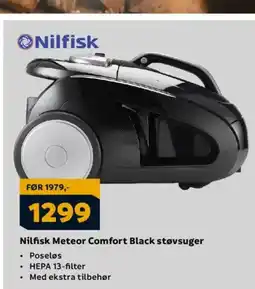 Megaflis Nilfisk Meteor Comfort Black støvsuger tilbud