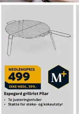 Megaflis Espegard grillrist Pilar tilbud