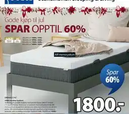 JYSK EIMA vendbar madrass tilbud