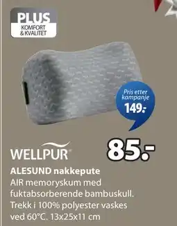 JYSK ALESUND nakkepute, NOK 85 tilbud