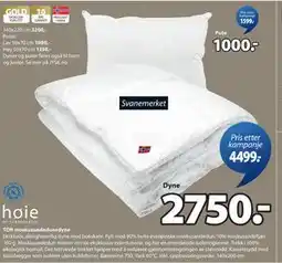 JYSK TOR moskusandedunsdyne tilbud