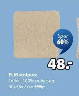JYSK ELM stolpute, NOK 48 tilbud
