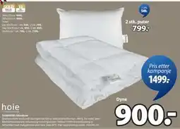 JYSK DOWNFEEL fiberdyne, NOK 900 tilbud