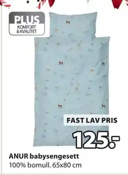 JYSK ANUR babysengesett, NOK 125 tilbud