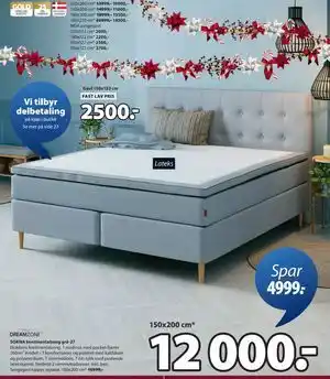 JYSK SOKNA kontinentalseng grå-27, NOK 12000 tilbud