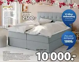 JYSK TYLDA STORAGE kontinentalseng grå-23, NOK 10000 tilbud