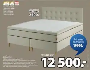 JYSK HEMLA kontinentalseng sand-91, NOK 12500 tilbud