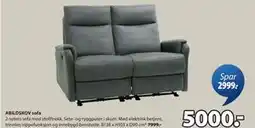 JYSK ABILDSKOV sofa, NOK 5000 tilbud