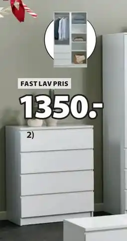 JYSK Kommode, NOK 1350 tilbud