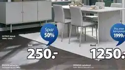 JYSK BRANDE spisestol, NOK 250 tilbud