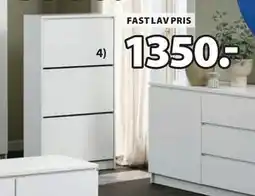 JYSK Skoskap, NOK 1350 tilbud