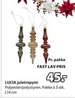 JYSK LUCIA juletrepynt, NOK 45 tilbud