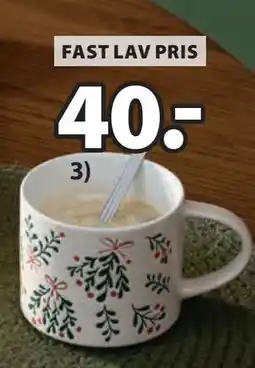 JYSK LIN krus, NOK 40 tilbud