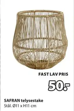 JYSK SAFRAN telysestake, NOK 50 tilbud